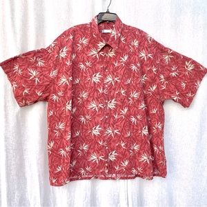 Half Moon Bay Hawaiian Print 100% Cotton Mens Shirt Relaxed Cut 3X